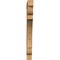 Ekena Millwork Olympic Block Rough Sawn Bracket, Western Red Cedar, 4"W x 32"D x 44"H BKT04X32X44OLY05RWR - alternate 2